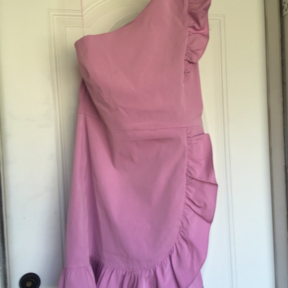 J.crew One Shoulder Ruffle Dress - Picture 2 of 5